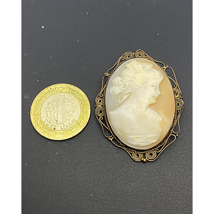 Cameo Broş & Kolye