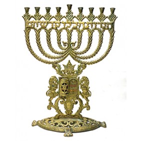 Hanukiya. Sinagog Şamdanı	