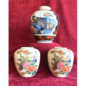 Japon Porselen Vazo Lotu