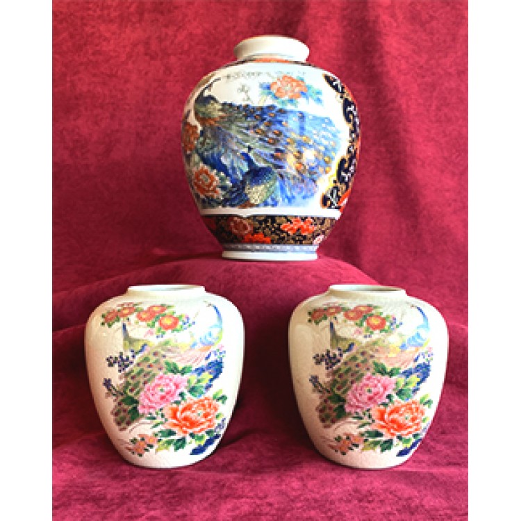 Japon Porselen Vazo Lotu