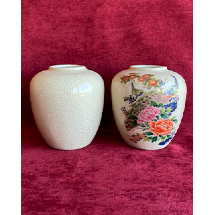 Japon Porselen Vazo Lotu