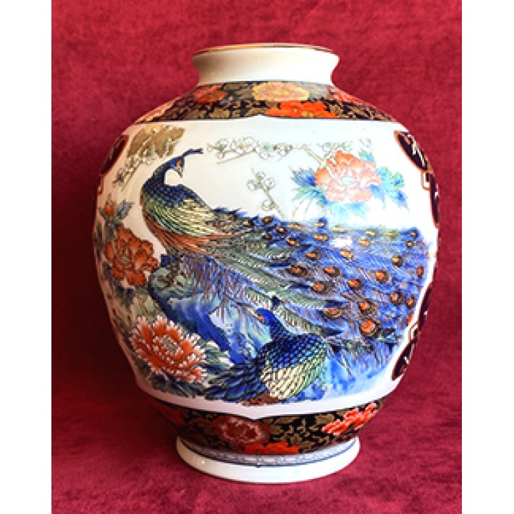 Japon Porselen Vazo Lotu