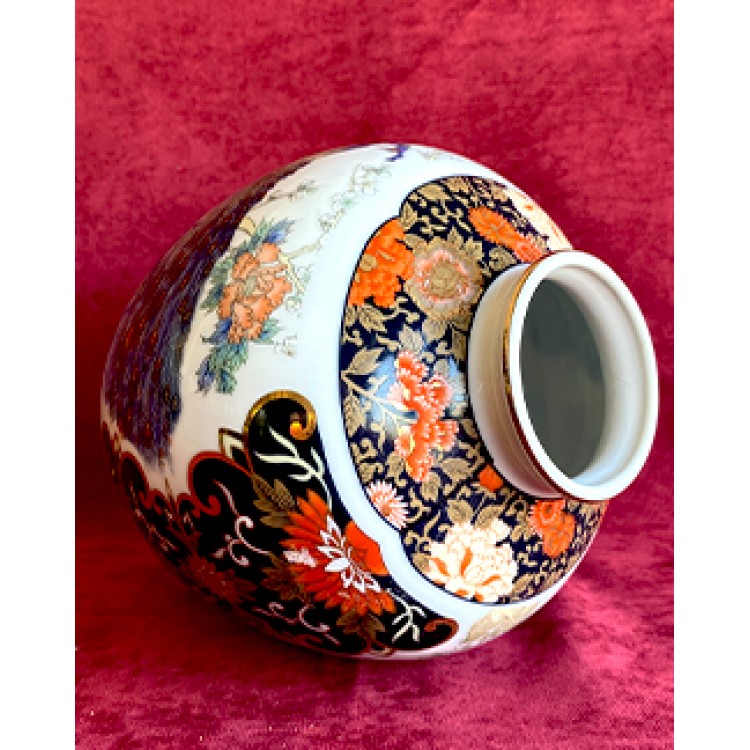 Japon Porselen Vazo Lotu