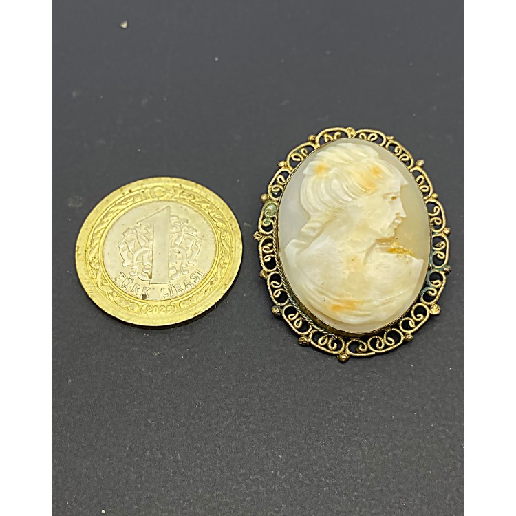 Cameo Broş & Kolye